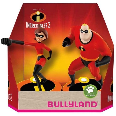 Bullyland 13288 - Set di statuette da gioco, Walt Disney Die Incredible ed Elastigirl