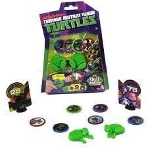 OFFERTA 3 PEZZI Mega-kit spara dischetti di Ninja Turtles