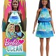 BARBIE LOVES THE OCEAN DOLL WITH SEA PRINT SKIRT AND TOP 10X32CM
