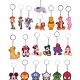 KEYCHAIN 2D LICENSES PVC 22 ASSORTED 8X8CM